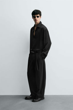 SATIN POLO SHIRT - Zara фото 4