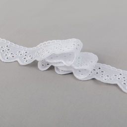 Шитье Gamma 38 мм GYEM-3801 в рулоне 9 м 0.2 м Турция белый