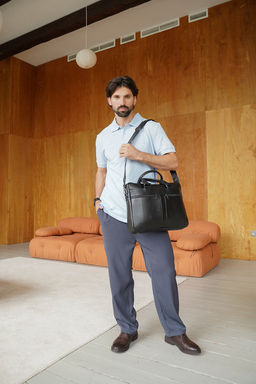 Сумка мужская Ц-421.1 черный - Protege фото 6