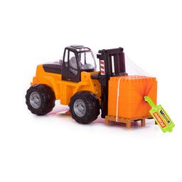 Автокар + конструктор Супер-Микс - 30 элементов на поддоне (в сеточке) - Полесье фото 12