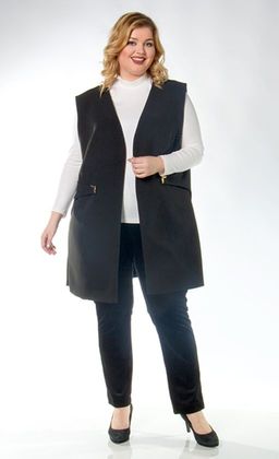 1040 жакет-жилет на подкладке - Ckc collections фото 2