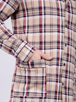 Пижама "Премиум" бежевая, трикотаж