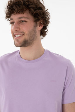 Erkek Regular Fit Bisiklet Yaka Lila Basic Ti__rt Sepette S_rpriz _ndirim - U.s. polo assn фото 3