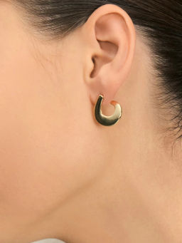 Cерьги в форме полукруга / Zarina