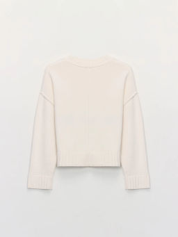 Вязанный джемпер с хлопком в составе / Zarina  фото 8