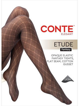 Колготки женские Conte Fantasy ETUDE (24/1) - nero