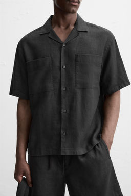 100% LINEN SHIRT - Zara фото 13