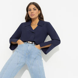 Блуза свободного кроя с воротничком, Амбассадор стиля (new) - Charutti фото 2