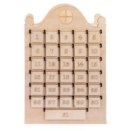 Заготовка для декорирования Mr. Carving ВД-1159 Адвент-календарь фанера 8 х 30 х 45 см фото 3