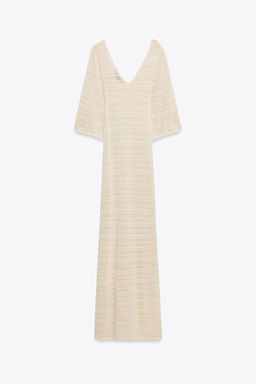 POINTELLE KNIT MAXI DRESS - Zara фото 8