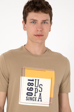 Erkek Regular Fit Bisiklet Yaka Haki Ti__rt Sepette S_rpriz _ndirim - U.s. polo assn фото 2