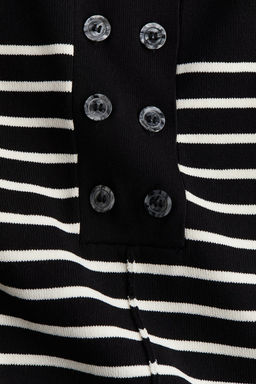 Vestido largo en punto de canale - H&m фото 7