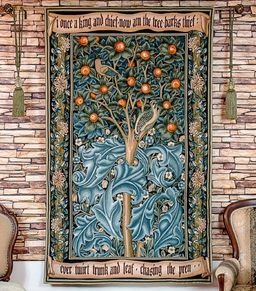 Дятел У. Моррис - гобеленовое панно