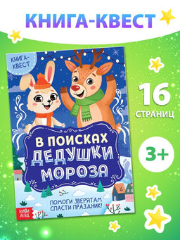 Книга - квест «В поисках Дедушки Мороза», 16 стр.