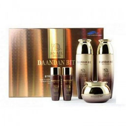 Jigott Daandan Bit Royal Premium Snail 3Set - Набор для антивозрастного ухода с муцином улитки (тонер, эмульсия, крем)