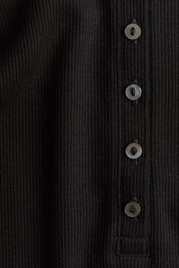 Camiseta de canale con cuello panadero - H&m фото 6