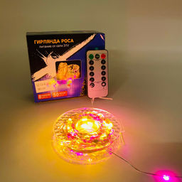Гирлянда Роса 50 м на катушке медный провод 500 LED - Ип лебедев о.ю фото 4