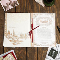 Родословная книга Семейная летопись, 100 страниц, 22 х 31 см - Семейные традиции фото 2