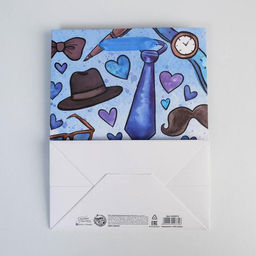 Пакет ламинированный вертикальный Лучшему папе, MS 18 23 10 см - Дарите счастье фото 5