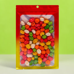 Пакет Зип - лок с окном, с еврослотом, огонь, 16?24 см набор 20 шт.