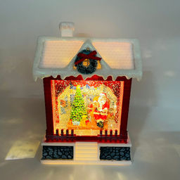 Новогодний декор стекло - Новогодний дом 20 см (арт. 9181-4) в ассортименте - Ип лебедев о.ю фото 10