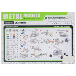 Конструктор металлический Автокран, 243 детали - Simaland фото 3