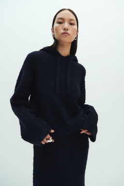Jersey en punto boucle con capucha - H&m фото 3