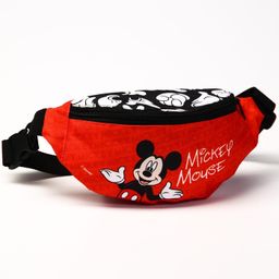Сумка поясная, 25х6х13 см, на молнии, Микки Маус. р-р ремня 48-93 см - Disney фото 2