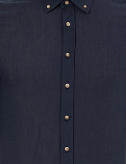 Lacivert Slim Fit Uzun Kollu G_mlek