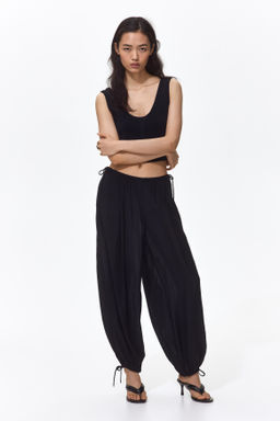 Pantal?n globo con cord?n de ajuste - H&m фото 3