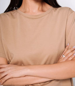 Футболка #1S600, мускатный орех