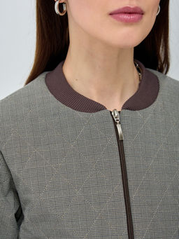 Бомбер стеганый на резинке OD-652-1 - Tantino фото 9