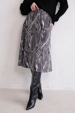 Юбка А-силуэта с принтом - Martichelli фото 9