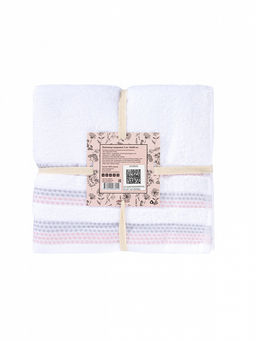 Набор махровых полотенец 50x90 серый махровая ткань