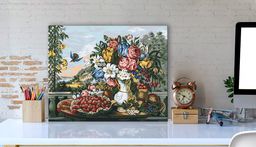 ФРЕЯ MET-PNB/PL-007 Набор для раскрашивания по номерам 50 х 40 см Фрэнсис Флора Бонд Палмер, Пейзаж  фрукты и цветы