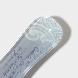 Подставка под ложку Доляна «Лаванда», 23.5×8.3 см, стекло