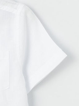 Hakim Yaka K?sa Kollu Basic Erkek ?ocuk G?mlek