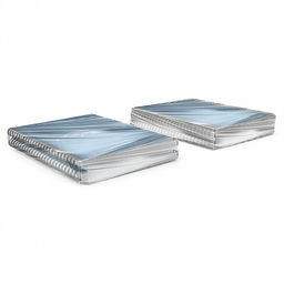 Цена за 4 шт. Тетрадь общая с пластиковой обложкой на спирали ErichKrause Mirage, синий, A5, 80 листов, клетка  фото 4