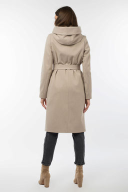 Пальто женское демисезонное (пояс) - El podio фото 5