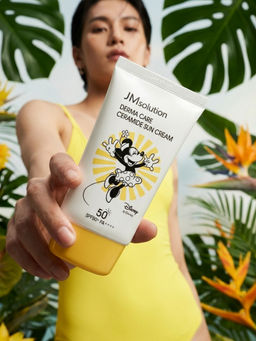 JMsolution Солнцезащитный крем с церамидами / Derma Care Ceramide Sun Cream SPF50+/PA++++ Disney Minnie, 50 мл