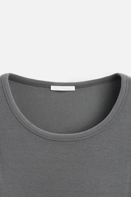 BASIC RIBBED TANK TOP - Zara фото 25