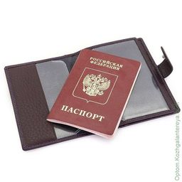 Женская кожаная обложка для паспорта и автодокументов Sergio Valentini СВ 8143-342  фото 6