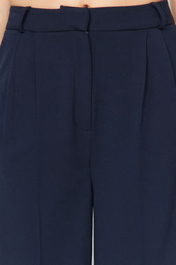 Lacivert Bol Paca Dokuma Pantolon TPRAW23PL00016