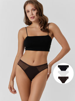 Цена за 2 штуки! ТРУСЫ ЖЕНСКИЕ (3ШТ.)