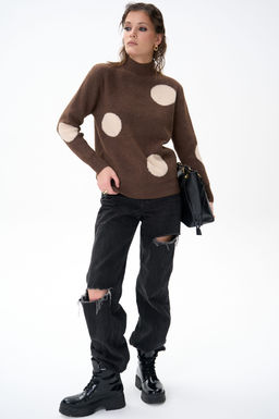 Свитер Зои (шоколадный) - Эльза фото 8