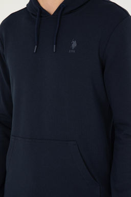 Мужской темно-синий базовый свитшот - U.s. polo assn фото 7