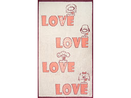 6с103.412ж1 Романтичный щенок (3-рассвет) Полотенце махровое 50х90см