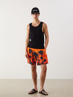 K?sa Boy Desenli Erkek Deniz ?ortu