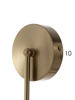 Бра G11064/1w, 1хE14, 60 Вт, медный/белый