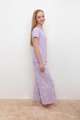 Crockid _ КБ 2827/пастельно-лиловый,мишки пижама для дев